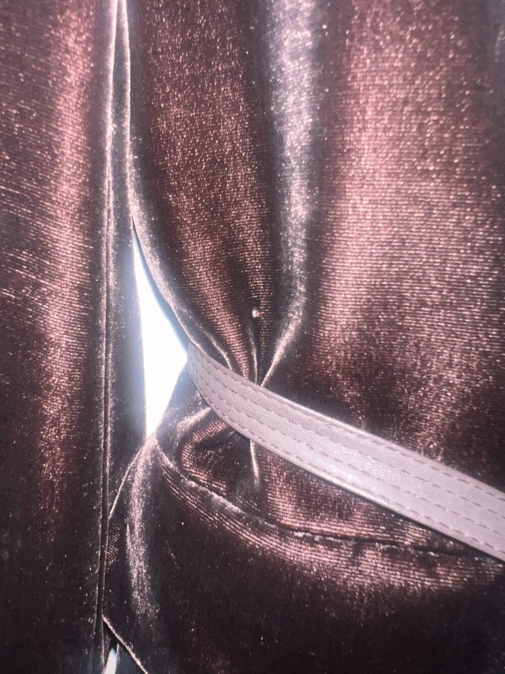 Kay Unger chocolate brown velvet belted blazer womens size 16 - Picture 4 of 9